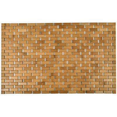 Mata łazienkowa GOCKOWIAK Alba Prostokątny Jasnobrązowy