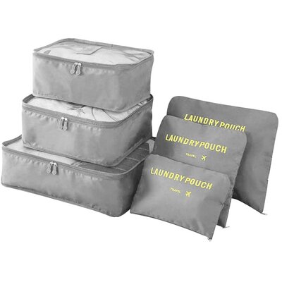 Zestaw organizerów GOCKOWIAK Gavin 329580MG Szary (6 szt.)