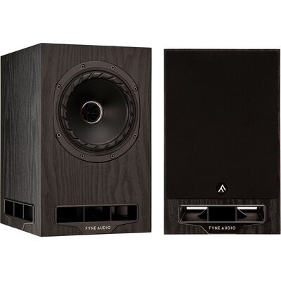 Pasywne, Podstawkowe kolumny głośnikowe FYNE AUDIO F5E Czarny Jesion (2 szt.), Obudowa MDF, System BassTrax