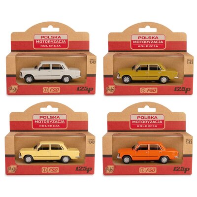 Samochód DAFFI Kolekcja Polskiej Motoryzacji Fiat 125p MR K-618 (1 samochód)
