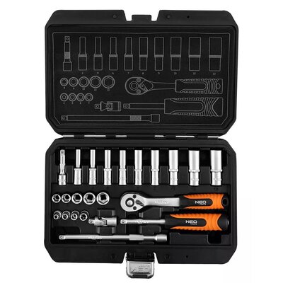 Zestaw kluczy nasadowych NEO TOOLS 10-231 (23 elementy)