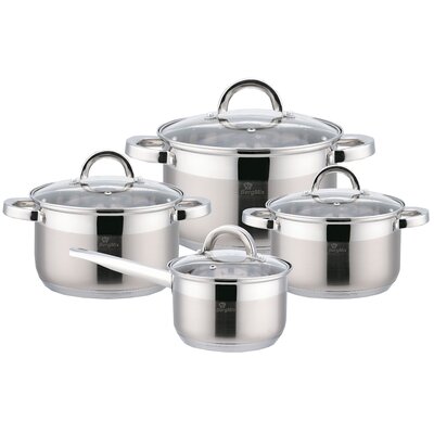 Zestaw garnków BERG-MIX BM-5004 (8 elementów)