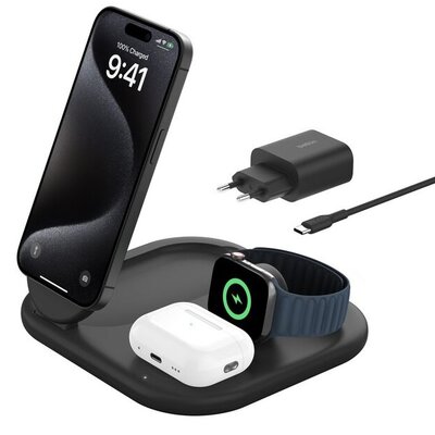 Ładowarka indukcyjna BELKIN BoostCharge WIZ029VFBK 15W Czarny