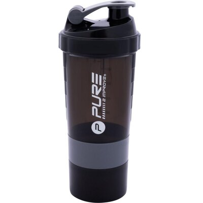 Shaker PURE2IMPROVE 7095732 Czarno-szary (500 ml)
