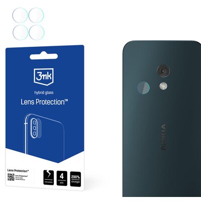 Szkło hybrydowe na obiektyw 3MK Lens Protection do Nokia 225 4G 2024