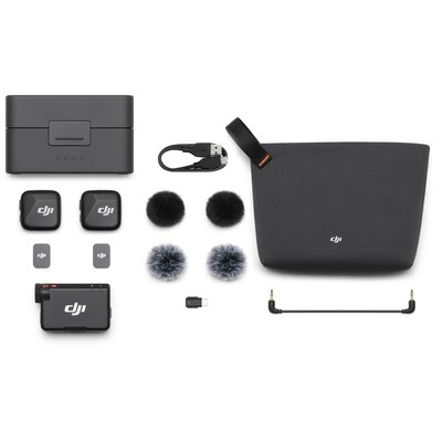 System bezprzewodowy DJI Mic Mini (2 TX + 1 RX + Etui ładujące)