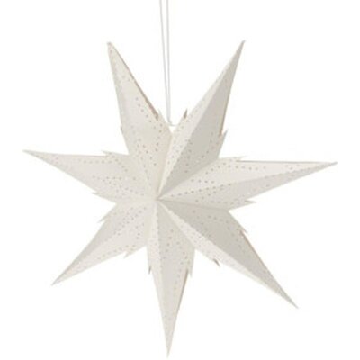 Gwiazda CHRISTMAS DECORATION 60 cm Biały