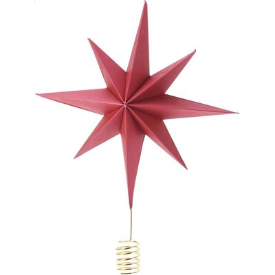 Gwiazda CHRISTMAS DECORATION 28 cm Czerwony