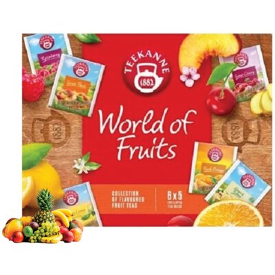 Herbata owocowa w saszetkach TEEKANNE World of Fruits Collection (30 sztuk)