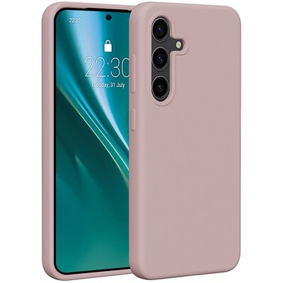 Etui ETTERI Silicone do Samsung Galaxy S24 Jasnoróżowy