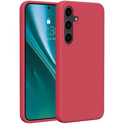Etui ETTERI Silicone do Samsung Galaxy S24 Plus Malinowy