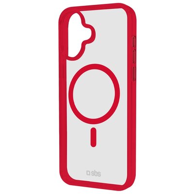 Etui SBS Mag Frame do Apple iPhone 16 Czerwony