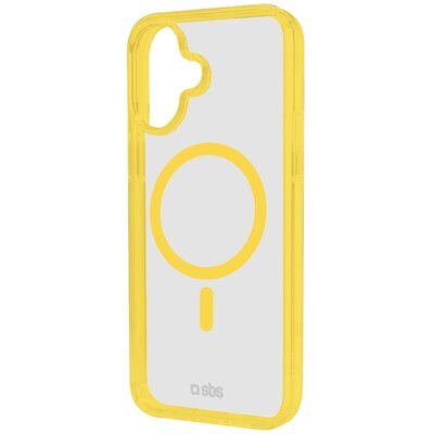 Etui SBS Mag Frame do Apple iPhone 16 Żółty