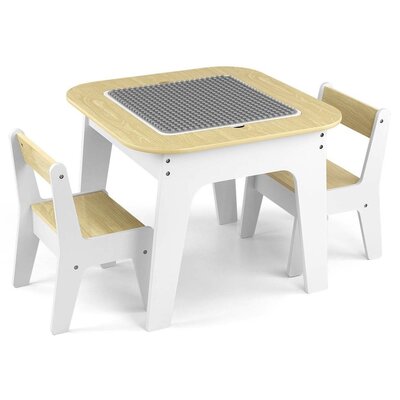 Zestaw mebli dziecięcych MILLY MALLY Olaf Blocks 6090 Biały