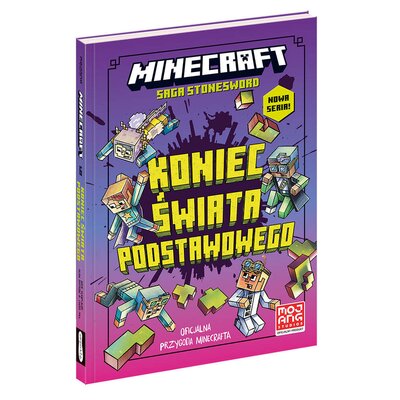 Książka Minecraft Koniec Świata Podstawowego Saga Stonesword Tom 6 Nick Eliopulos (twarda okładka)