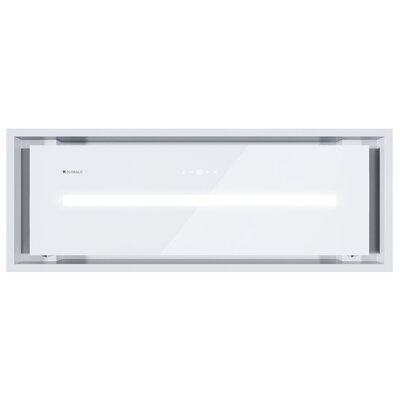 Okap GLOBALO Pinelio 80.1 Biały/białe szkło 420m3/h 61dB klasa A+