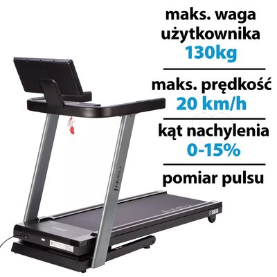 Bieżnia elektryczna HMS BE5838 2237W 20km/h