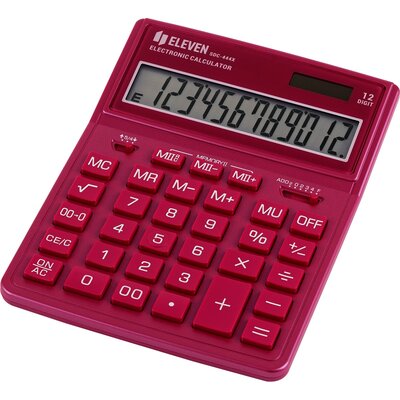 Kalkulator ELEVEN SDC-444XRPKE Zasilanie bateryjno-słoneczne, 4 pamięci