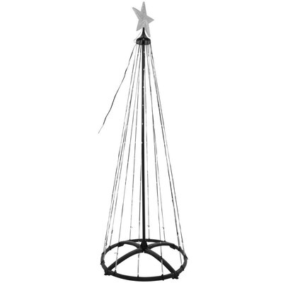 Choinka CHRISTMAS DECORATION 550LED RGB 300 cm Czarny