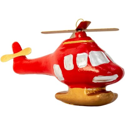 Bombka CHRISTMAS DECORATION Helikopter 1065922