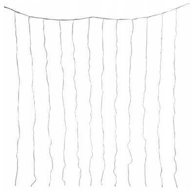 Kurtyna dekoracyjna CHRISTMAS DECORATION 231855 144 LED Sieciowe 1.2 m Transparentny