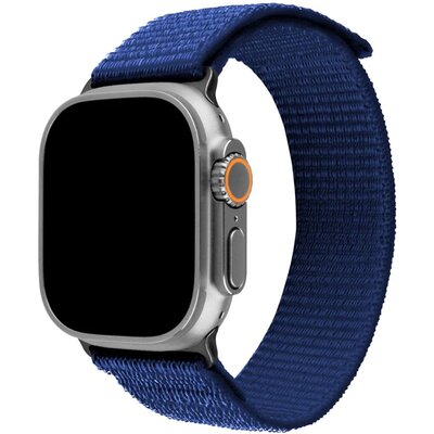 Pasek FIXED Nylon Sporty Strap do Apple Watch Ultra/Ultra 2 (49mm) Ciemnoniebieski