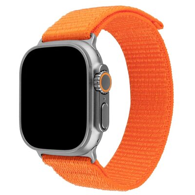 Pasek FIXED Nylon Sporty Strap do Apple Watch Ultra/Ultra 2 (49mm) Pomarańczowy