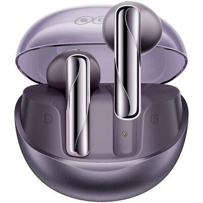 Słuchawki douszne QCY T32 AilyBuds Clear Fioletowy