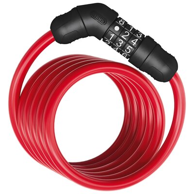 Zapięcie rowerowe ABUS Star 4508C/150 Linka Czerwony