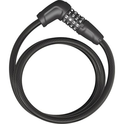 Zapięcie rowerowe ABUS Tresor 6412C/120 Linka Czarny