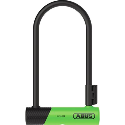 Zapięcie rowerowe ABUS 410K/170HB230 + SH34 U-lock Zielony