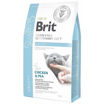 Karma dla kota BRIT Grain Free Veterinary Diets Cat Obesity 2 kg