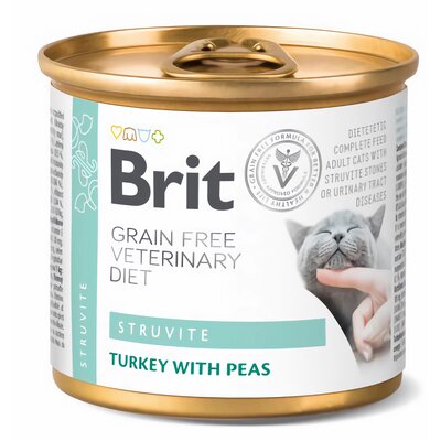 Karma dla kota BRIT Grain Free Veterinary Diet Cat Struvite 200 g