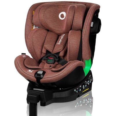 Fotelik samochodowy LIONELO Harmony i-Size 40-150 cm (0-36 kg) Czerwony