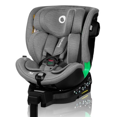 Fotelik samochodowy LIONELO Harmony i-Size (0-36 kg) Szary