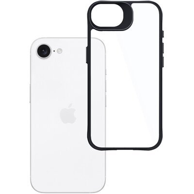Etui 3MK Satin Armor Case+ do Apple iPhone 16e Przezroczysto-czarny