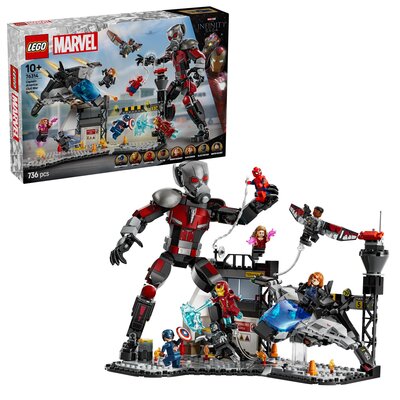 LEGO 76314 Marvel Kapitan Ameryka: Wojna bohaterów - bitwa