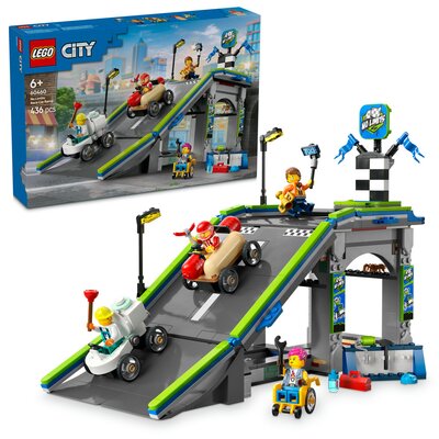 LEGO 60460 City Bez granic: tor z rampami dla wyścigówek