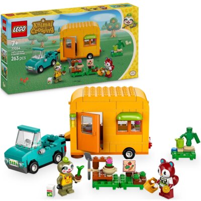LEGO 77054 Animal Crossing Leif i jego kamper oraz sklep ogrodniczy