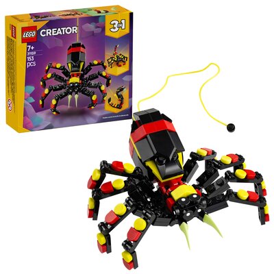 LEGO 31159 Creator 3w1 Dzikie zwierzęta niezwykły pająk