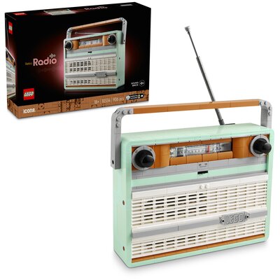 LEGO 10334 ICONS Radio w stylu retro