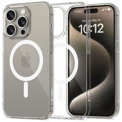 Etui TECH-PROTECT Flexair MagSafe do Apple iPhone 15 Pro Max Przezroczysty