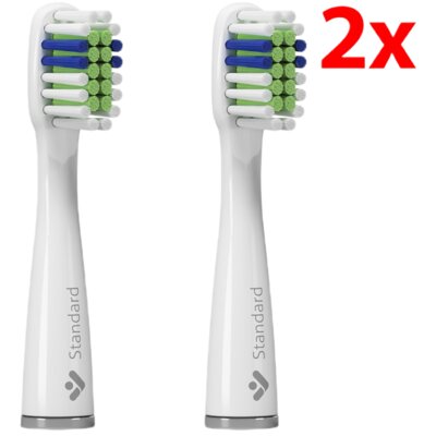 Oryginalna końcówka szczoteczki TRUELIFE SonicBrush Slim20 (2 szt.) (Delikatnie masują dziąsła)