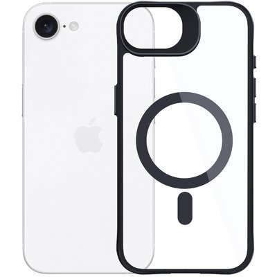 Etui 3MK Satin Armor MagCase do Apple iPhone 16e Przezroczysto-czarny