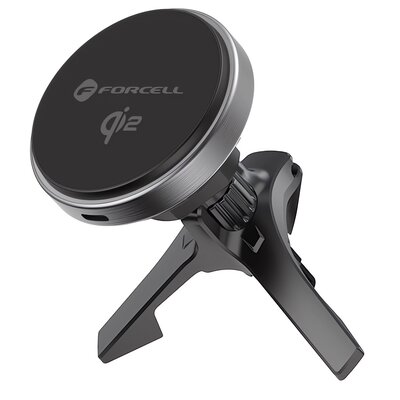 Uchwyt samochodowy FORCELL F-Grip 15W Szary