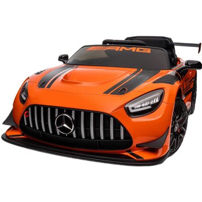 Samochód dla dziecka ENERO Mercedes AMG GT3 Pomarańczowo-czarny