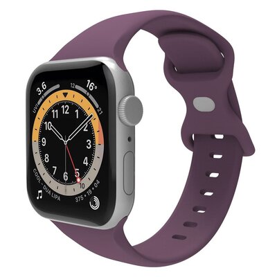 Pasek CELLY Silc do Apple Watch 8/9/SE/SE 2/SE 2022 (38/40/41mm) Fioletowy