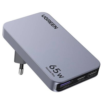 Ładowarka sieciowa UGREEN Nexode Pro 65W Szary ładowarka do telefonu USB, USB-C