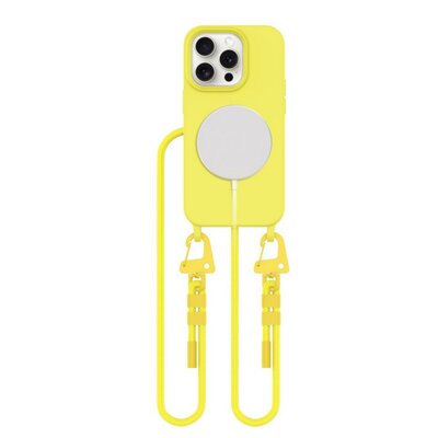 Etui TECH-PROTECT MagNecklace MagSafe do Apple iPhone 14 Pro Żółty