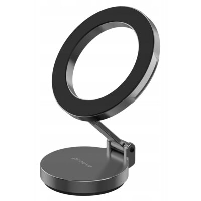 Uchwyt na telefon i smartfon PROOVE Hoop MagSafe Czarny uchwyt samochodowy na szybę i deskę rozdzielczą